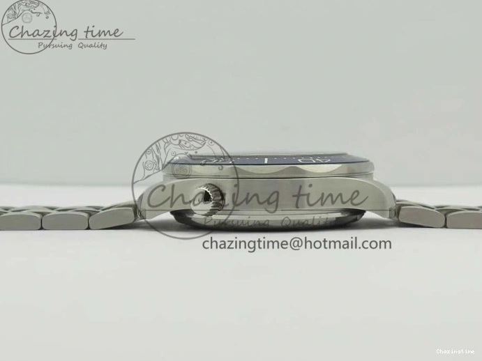 0424 ZeroBulk 2018 Seamaster Diver 300M OMF Best Edition Blue Ceramic Blue Dial on SS Bracelet A8800 (Black Balance Wheel) 7957